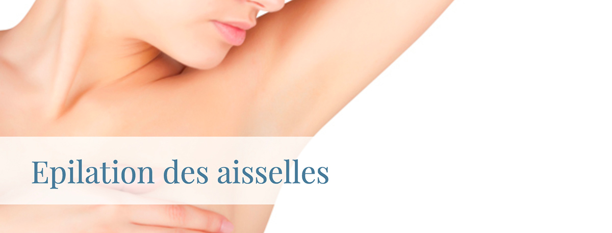 épilation des aisselles